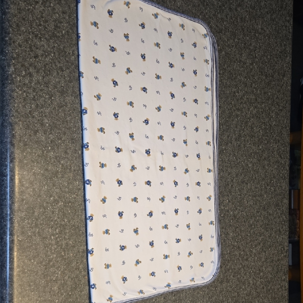 Bear/RPL Print Baby Blanket